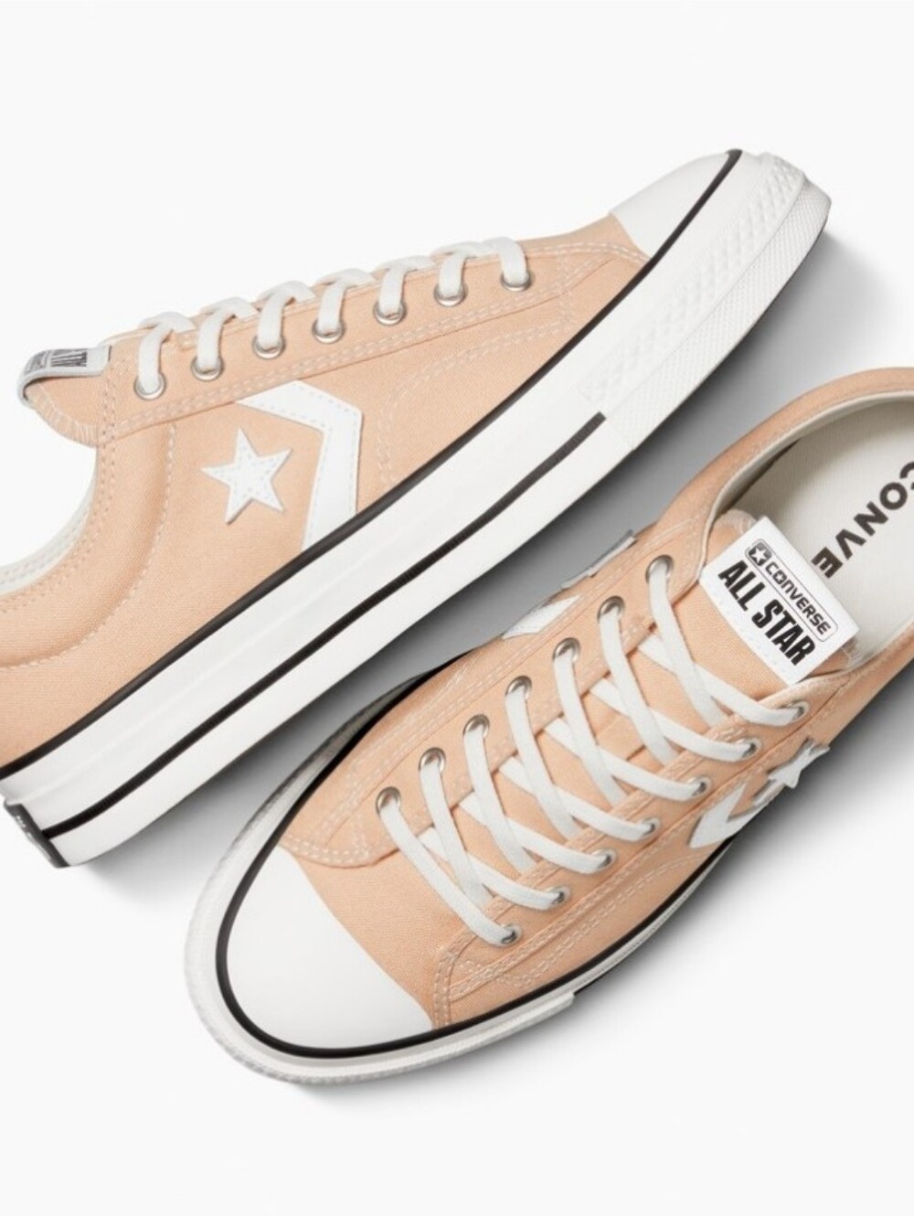 Converse Chuck Taylor All Star Player 76 Ox Sneakers- Coastal Dune/Vintage White